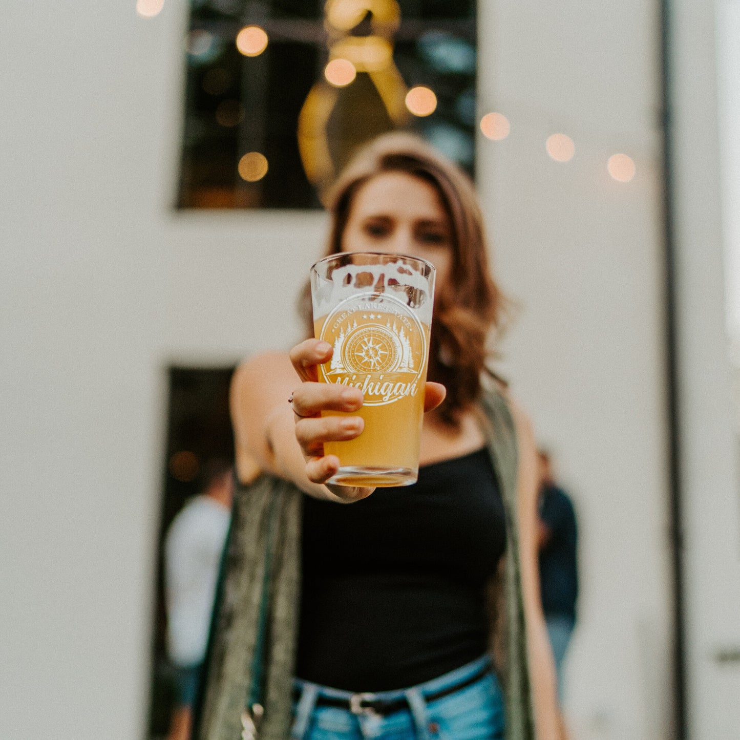 Compass Beer Glass