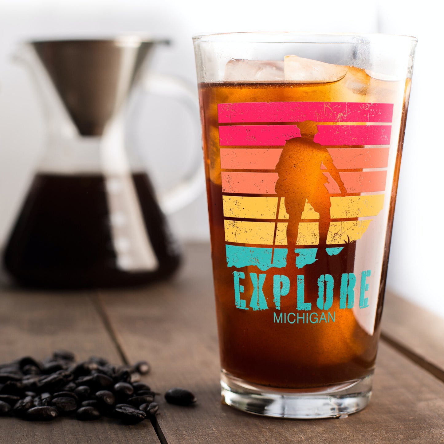 Explore Michigan Beer Glass