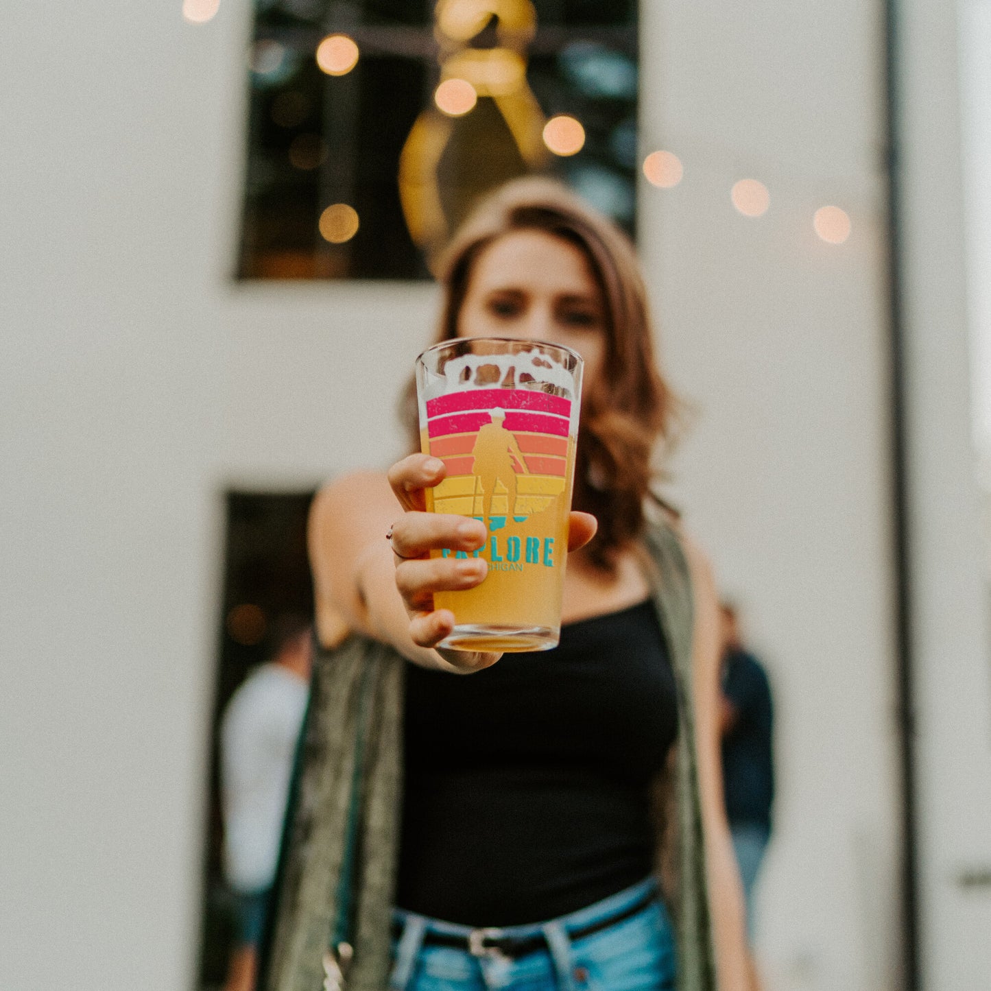 Explore Michigan Beer Glass