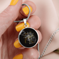 Abstract Compass Necklace