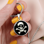 Michigan Skull Necklace