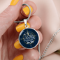 Lighthouse Not All Who Wander Necklace