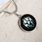 Michigan Dogman Footprint Necklace