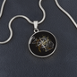 Abstract Compass Necklace