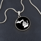 Middle Finger Michigan Necklace