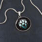 Michigan Dogman Footprint Necklace