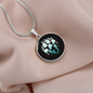 Michigan Dogman Footprint Necklace