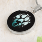 Michigan Dogman Footprint Necklace