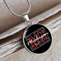 Buffalo Plaid MI Necklace