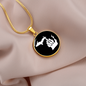 Middle Finger Michigan Necklace