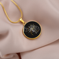 Abstract Compass Necklace