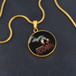 Michigan Dogman Sunset Necklace