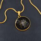 Abstract Compass Necklace