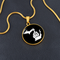 Middle Finger Michigan Necklace