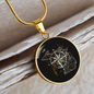 Abstract Compass Necklace
