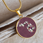 Michigan Flowers Necklace