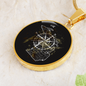 Abstract Compass Necklace