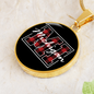 Buffalo Plaid MI Necklace