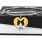 Nick the Cat Heart Bangle