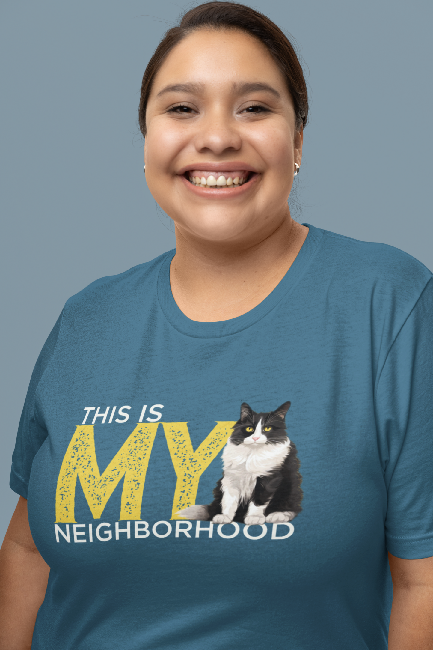 This is MY Neighborhood Shirt - Nick the Cat