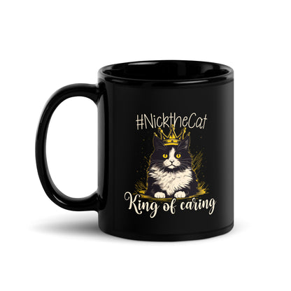 King of Caring Mug - Nick the Cat