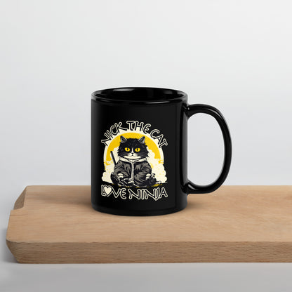 Love Ninja Mug - Nick the Cat