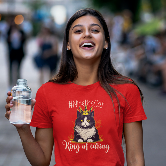 King of Caring Shirt - Nick the Cat