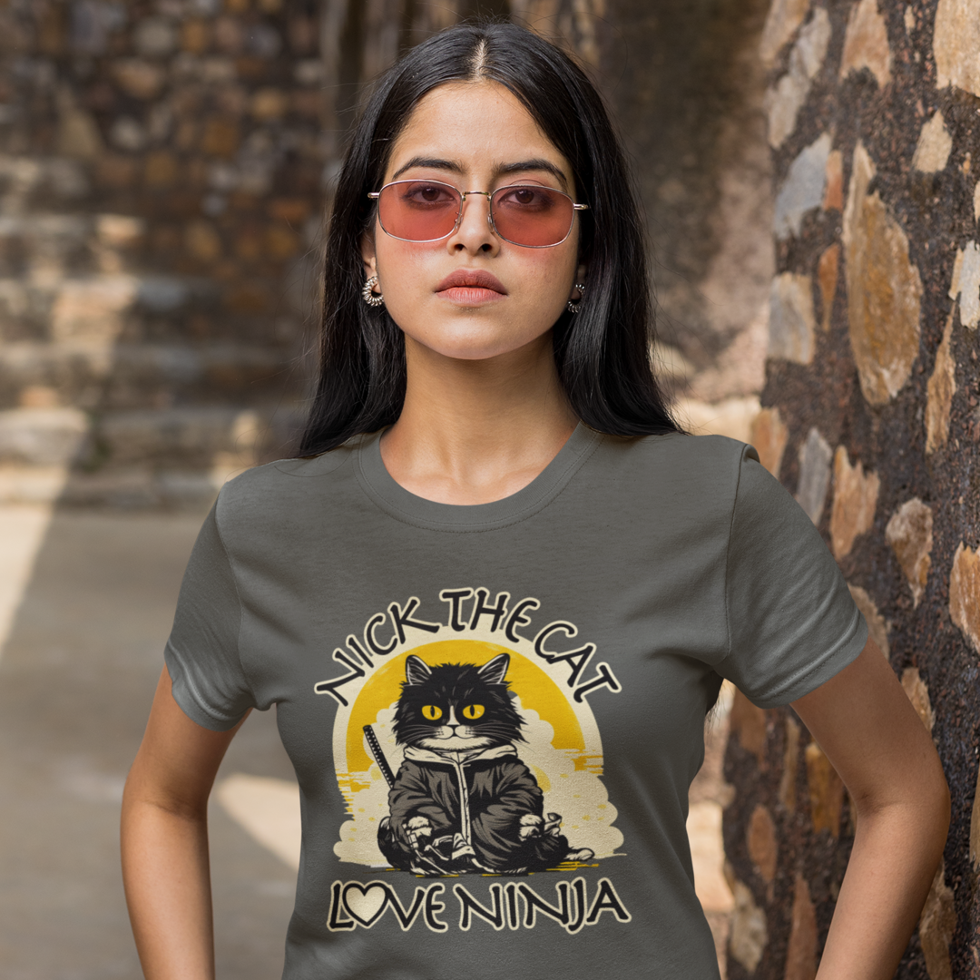 Love Ninja Shirt - Nick the Cat