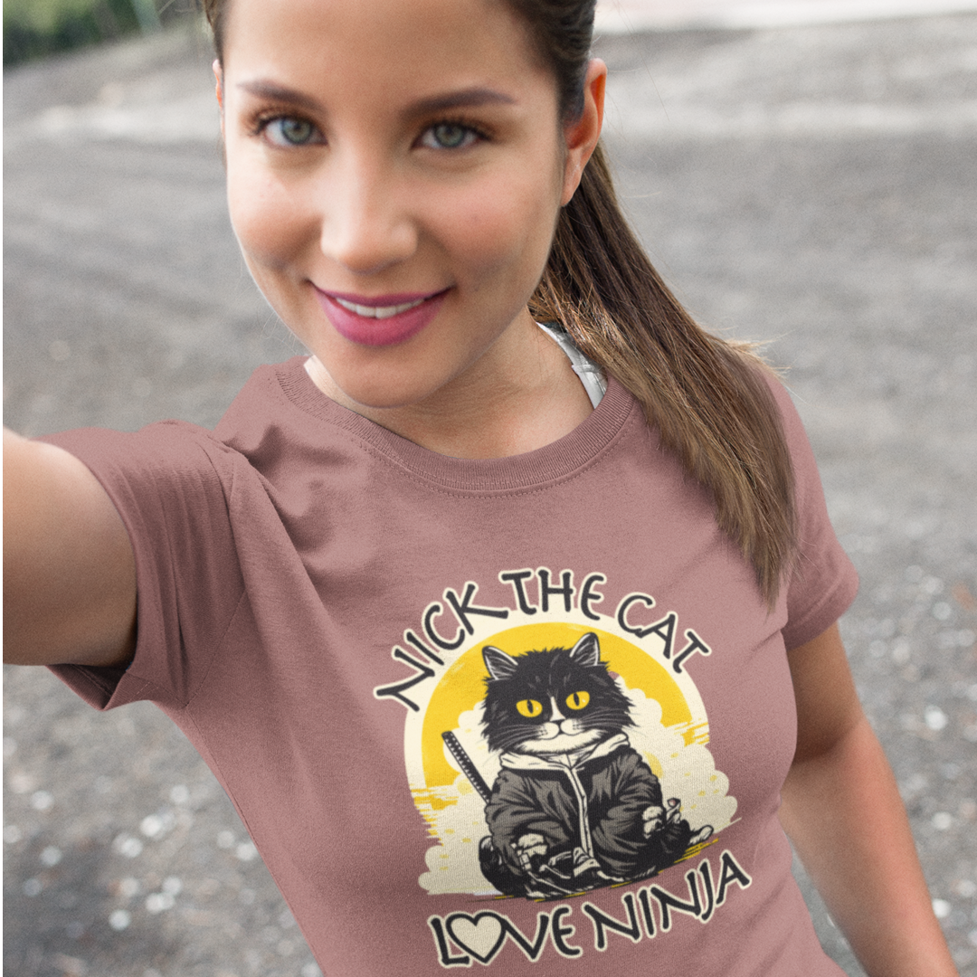 Love Ninja Shirt - Nick the Cat