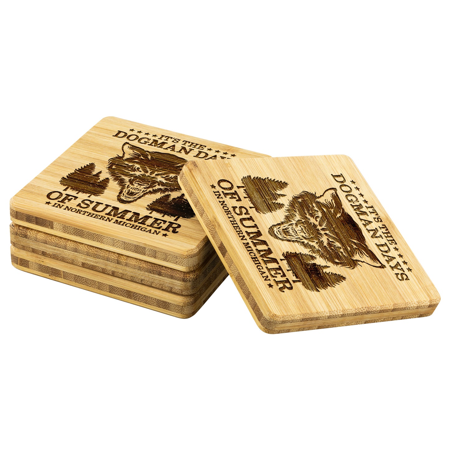 Dogman Days Coaster Set