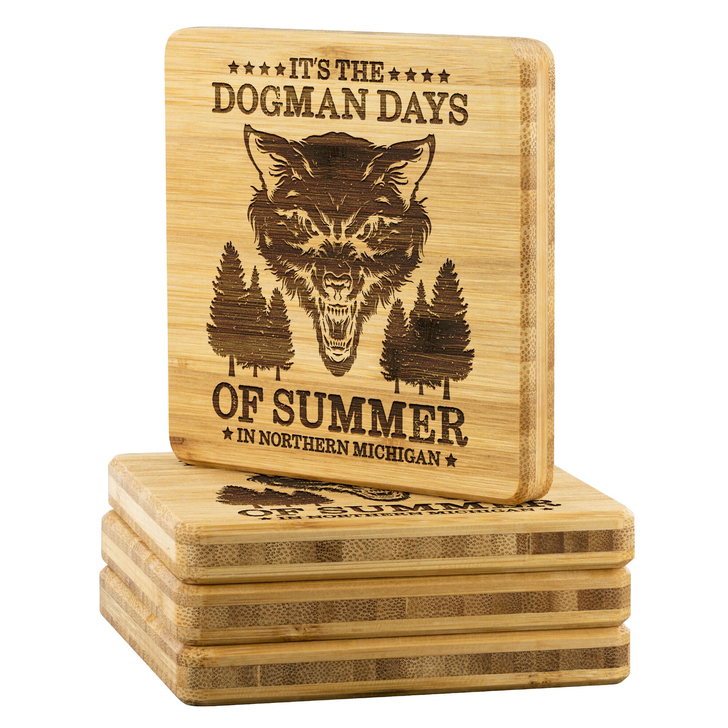 Dogman Days Coaster Set