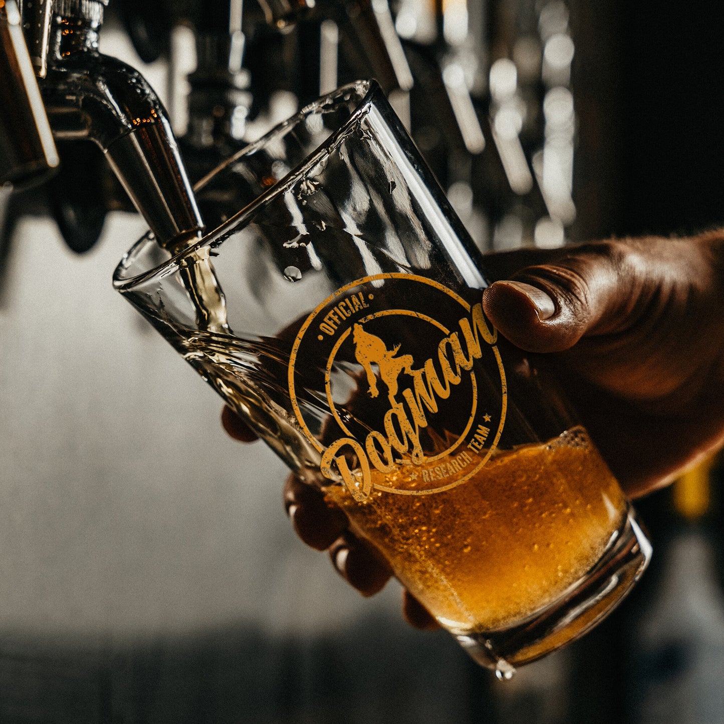Dogman Research Beer Glass
