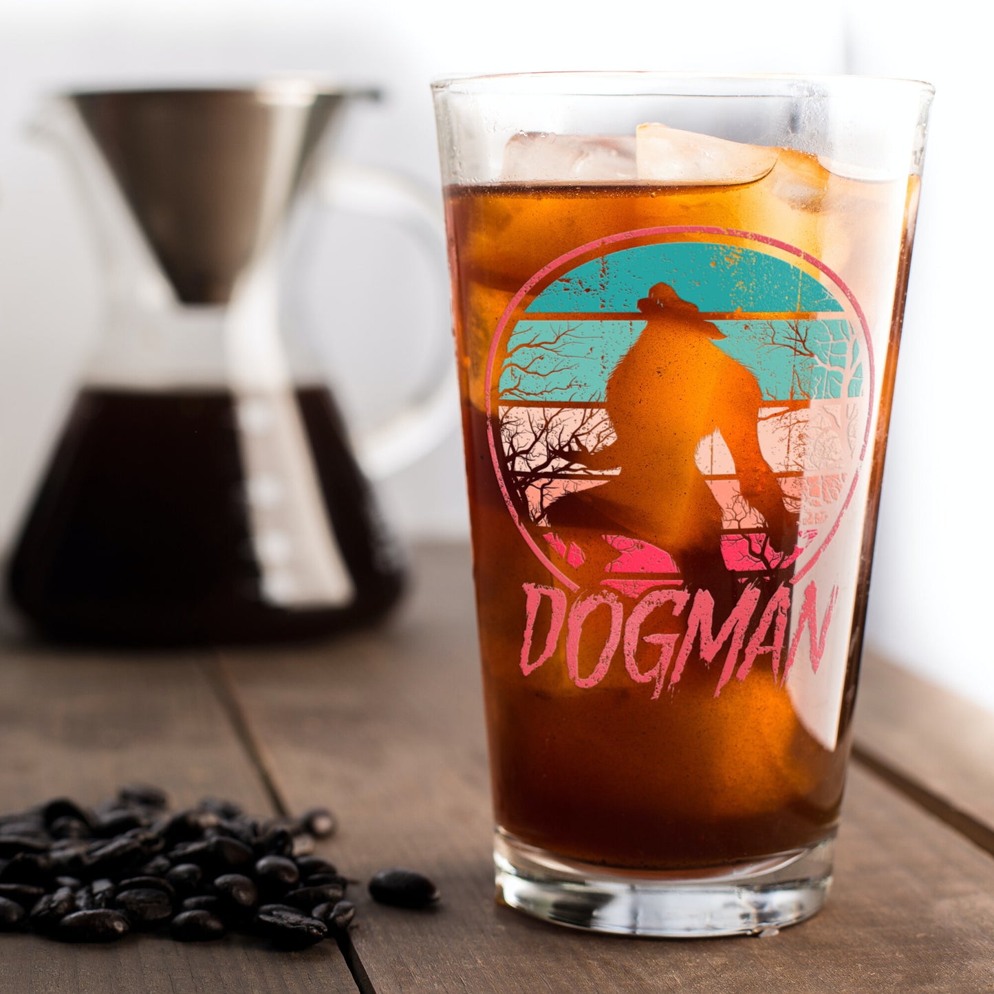 Dogman Sunset Beer Glass