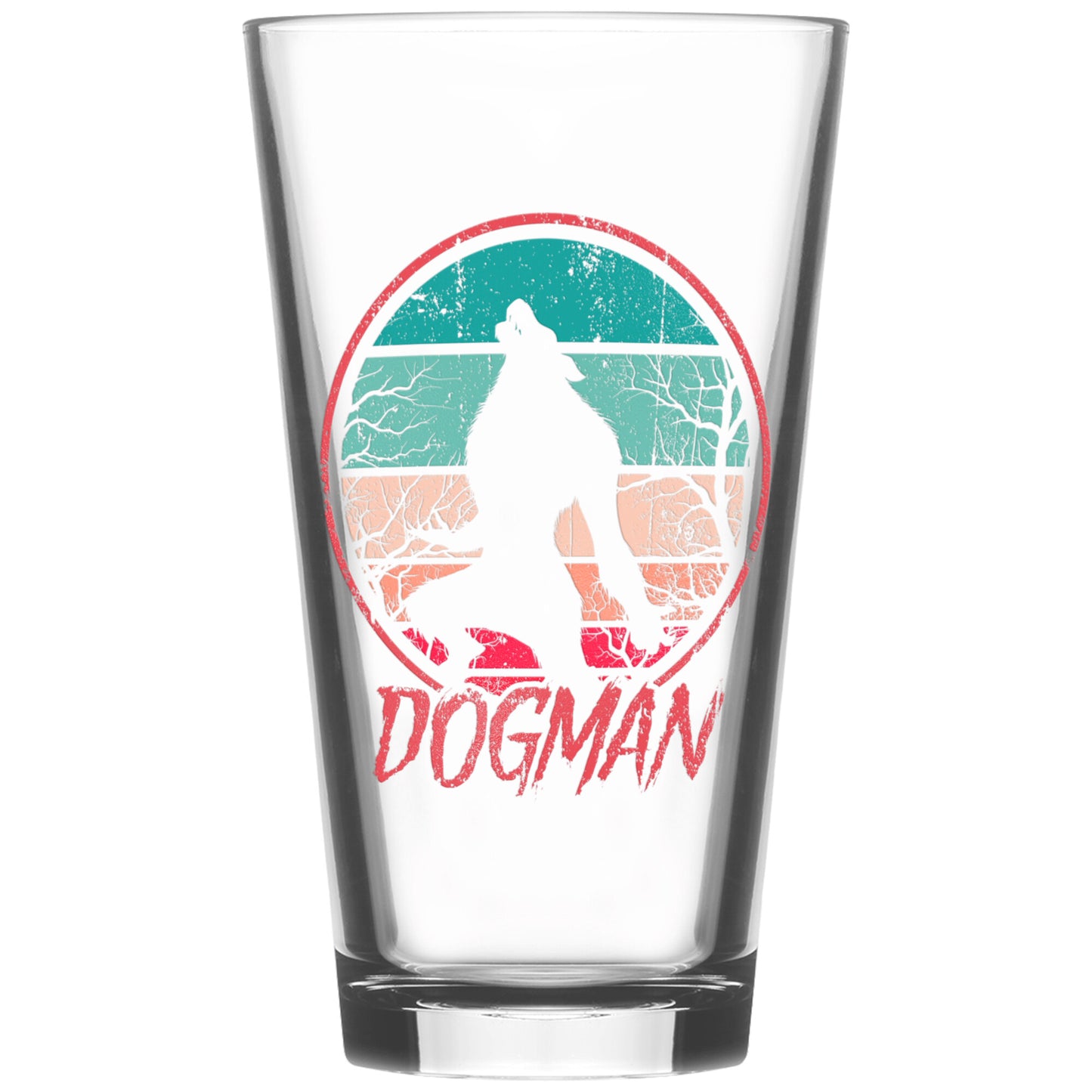 Dogman Sunset Beer Glass