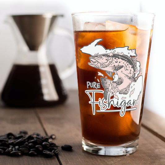 Fishigan Beer Glass
