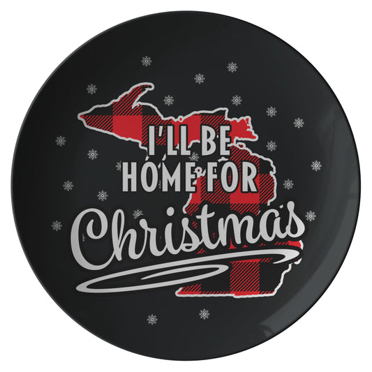 Home for Christmas Plate
