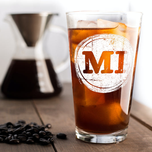 MI Cutout Beer Glass
