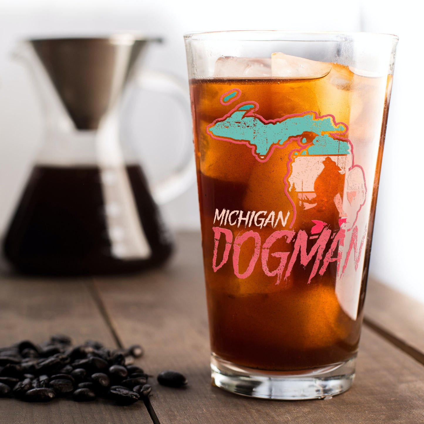 MI Dogman Beer Glass