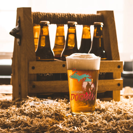MI Dogman Beer Glass