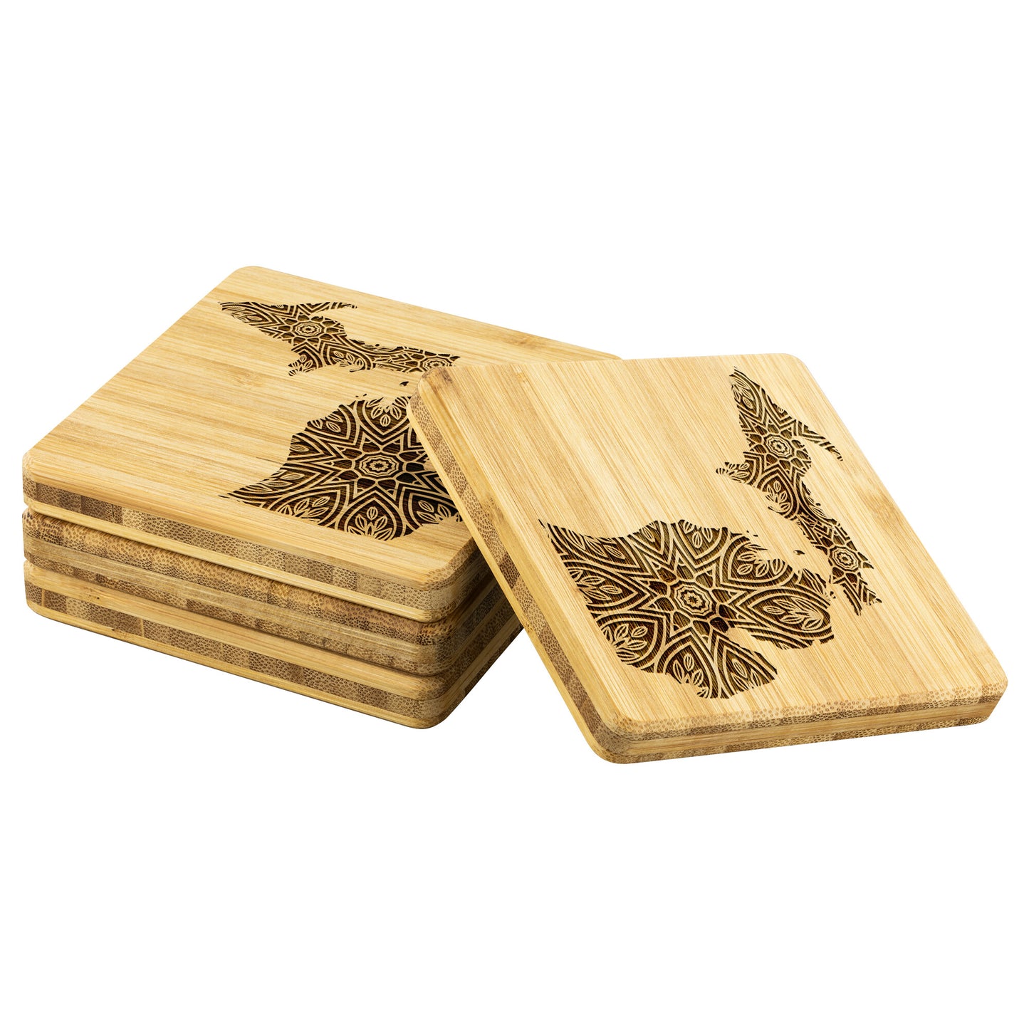 Mandala Coaster Set