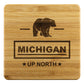Michigan Black Bear Coaster Set