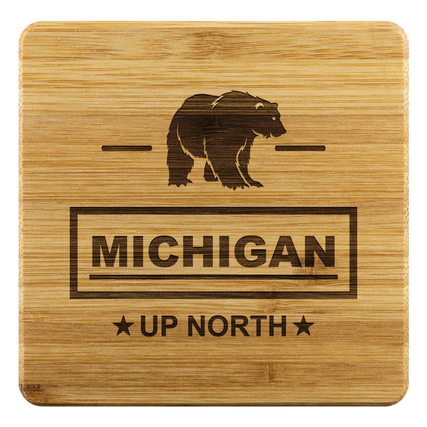 Michigan Black Bear Coaster Set