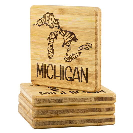 Michigan Great Lakes Coaster Set