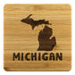 Michigan Patchwork Coaster Set