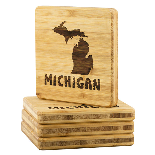 Michigan Patchwork Coaster Set