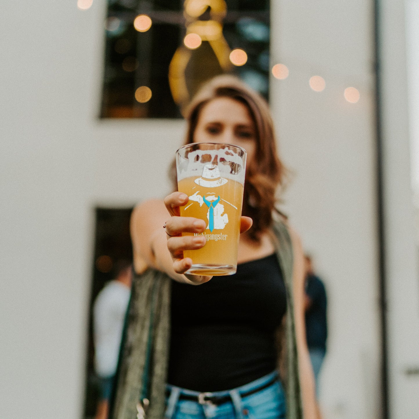 Michigangster Beer Glass
