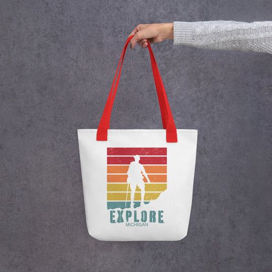 Explore Hiking Tote bag