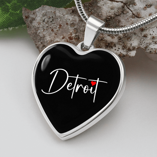 Detroit Michigan Native Necklace