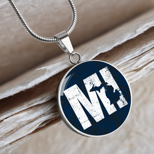 MI Cutout Necklace