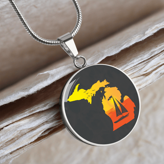 Sailboat Sunset Necklace